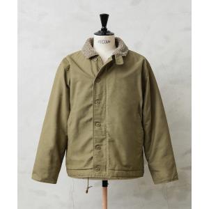 ジャケット ミリタリージャケット メンズ 米海軍 U.S.NAVY N-1 デッキジャケット SOLID＆U.S.Nステンシル WAIPER.inc｜ZOZOTOWN Yahoo!店