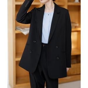 スーツ ジャケット レディース 「セットアップ対応」ダブルボタンテーラードジャケット｜ZOZOTOWN Yahoo!店