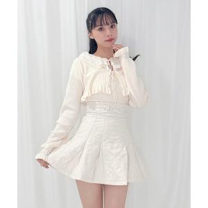 Honey Cinnamon（ハニーシナモン） スカート ポイントレースティアード