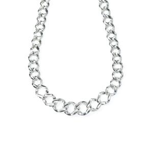 メンズ ネックレス LINK CHAIN GRADATION SILVER NECKLACE SHORT｜zozo