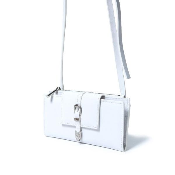 財布 「BEAURE/ビュレ」カウレザー コンチョ金具 ウォレットショルダー レディース メンズ