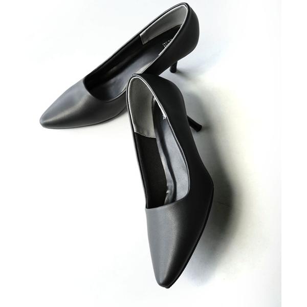 パンプス 選べる2type！ポインテッドトゥヒールパンプス