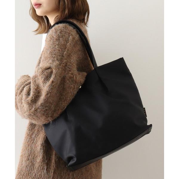 トートバッグ Legato Largo「肩楽」　撥水微光沢ナイロントートバッグ レディース