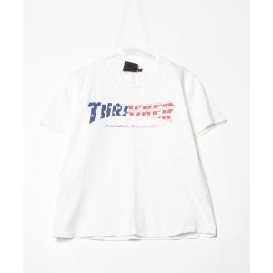 「THRASHER」 半袖Tシャツ M ホワイト レディース｜zozo