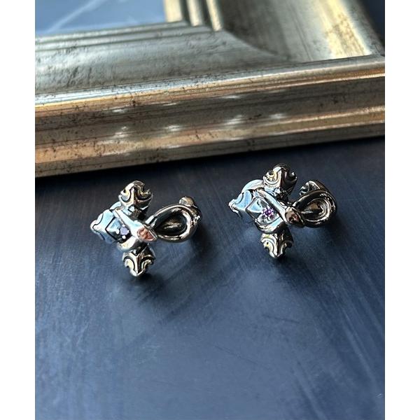 ピアス Bizarre ビザール ウロボロスサードハピネスシルバーピアス（BLACK） レディース ...