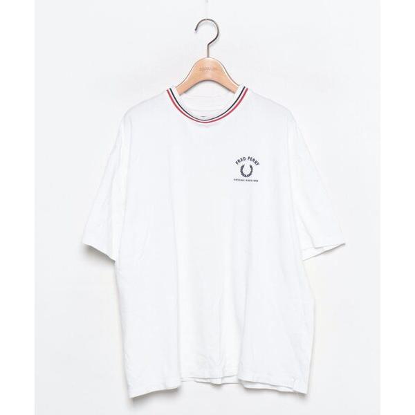 メンズ 「FRED PERRY」 半袖Tシャツ SMALL ホワイト