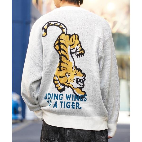 セーター ニット グラフィック ジャガードクルーネックニット / Graphic Jacquard ...