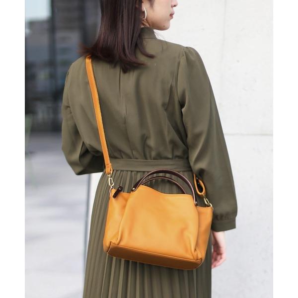 ショルダーバッグ バッグ 「HALEINE」 斜めがけ2WAYレザーショルダーバッグ レディース