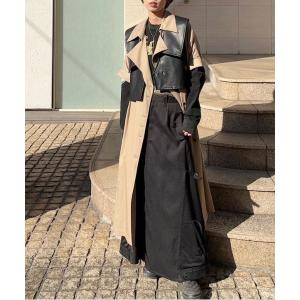 トレンチコート コート TRENCH MULTI WAY LONG VEST レディース
