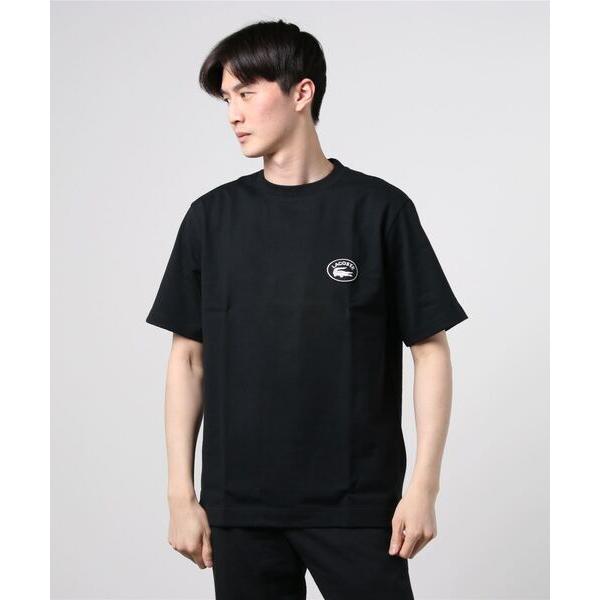 メンズ 「LACOSTE」 半袖Tシャツ 5 ブラック