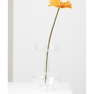 花瓶 レディース ガラス製一輪挿し フラワーベース 花瓶