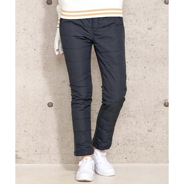 ゴルフ ゴルフウェア ゴルフパンツ ダウンパンツ 裏シャギーフリース レディース スリム スキニー ...