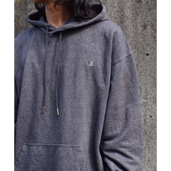 パーカー 「ヴィンテージ古着」Champion / チャンピオン ロゴ刺繍 スウェットパーカー メン...