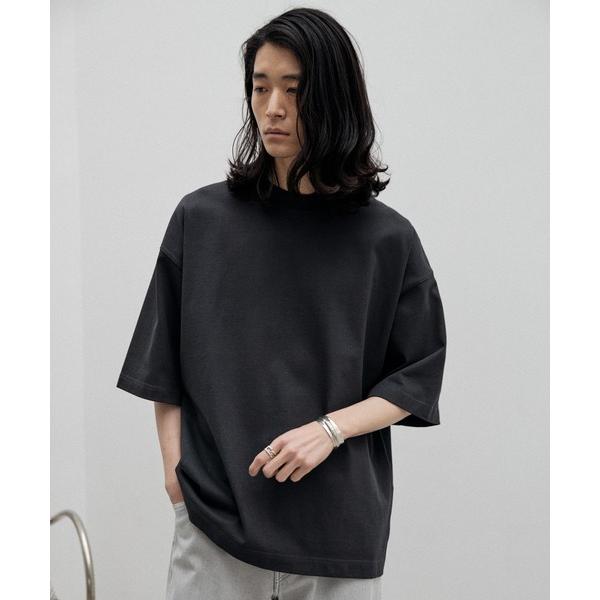 メンズ 「WYM LIDNM」 半袖Tシャツ M ダークグレー