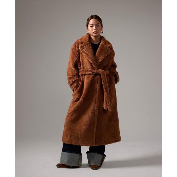 コート チェスターコート Teddy Bear Kimono coat レディース