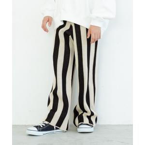 パンツ キッズ キッズ　ストライプニットパンツ｜ZOZOTOWN Yahoo!店