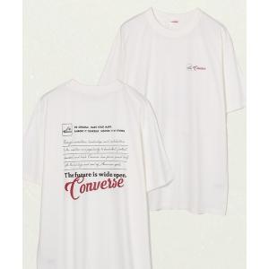 tシャツ Tシャツ レディース 「CONVERSE/コンバース」天竺ロゴメッセージプリントオーバーサイズＴシャツ｜zozo