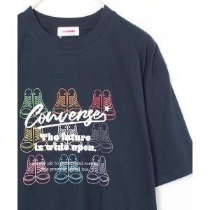 tシャツ Tシャツ レディース 「CONVERSE/コンバース」天竺ルーズ型シューズプリントT｜zozo