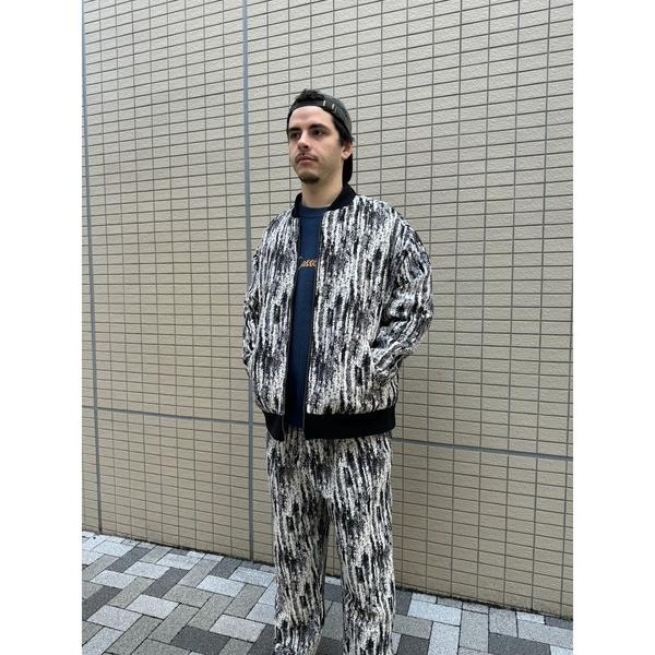 ブルゾン アウター many men many mind / ルーズシルエットゴブランリブブルゾン ...