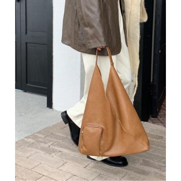 トートバッグ トライアングルワンハンドルトートバッグ「ポーチ付き」 レディース