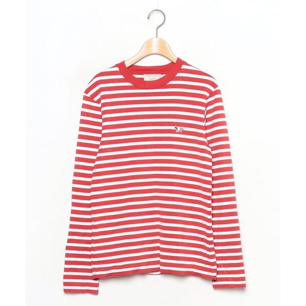 「Maison Kitsune」 長袖Tシャツ XX-SMALL レッド メンズ