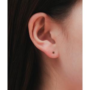 【con affetto】　ダイヤモンド　スターピアスK10トータル0.06ct con affetto(ファッション) ピアス K10ダイヤスターピアス