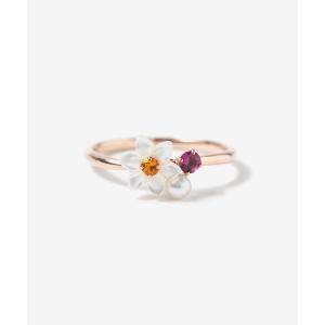 BLOOM（ブルーム） 指輪 リング 9月誕生花 K10 ピンクゴールド