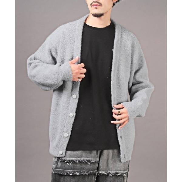 カーディガン フェザーヤーンカーディガン メンズ レディース