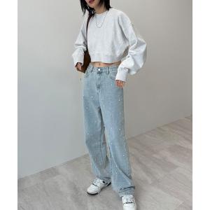 ジーンズ デニム デニムパンツ Pearl Denim Pants レディース