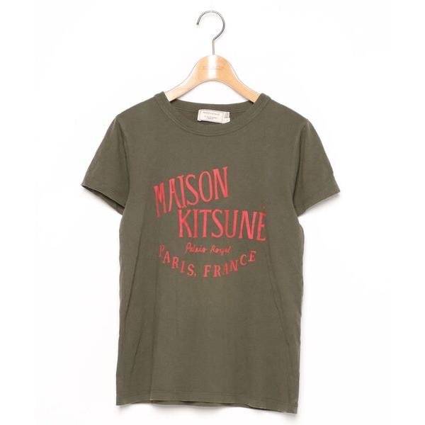 「Maison Kitsune」 半袖Tシャツ S グリーン レディース
