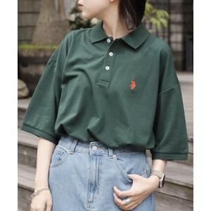 「U.S. POLO ASSN.」 半袖ポロシャツ LL ダークグリーン メンズ｜zozo