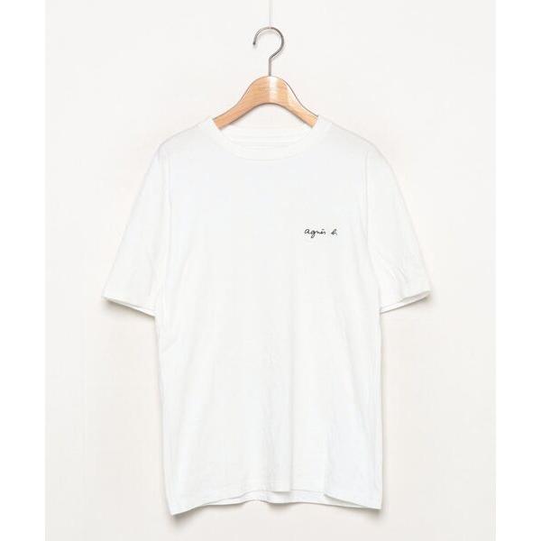 「agnes b.」 半袖Tシャツ L ホワイト メンズ