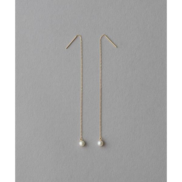 ピアス K10YG パール アメリカンピアス レディース