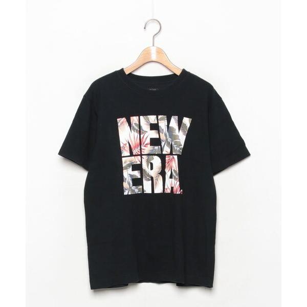 「NEW ERA」 半袖Tシャツ M ブラック メンズ