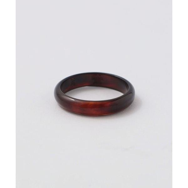 指輪 リング 「大澤鼈甲」 4MM BLK RING/リング メンズ