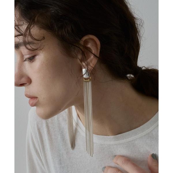 レディース ピアス 「金属アレルギー対応」Willow Fringe Pierce/フリンジピアス