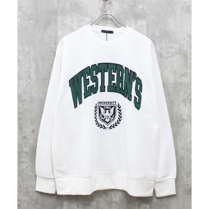 トレーナー スウェット 裏起毛　プリントトレーナー メンズ