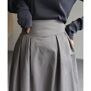 スカート ハイウエストコクーンスカート/バルーンシルエット