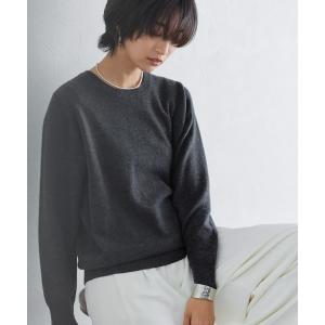 ニット セーター 「RASW」カシミヤ100％クルーネックニット レディース