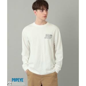 tシャツ Tシャツ メンズ POPEYE(TM)xALPHA バックプリントTシャツ 長袖 (コミック)｜ZOZOTOWN Yahoo!店