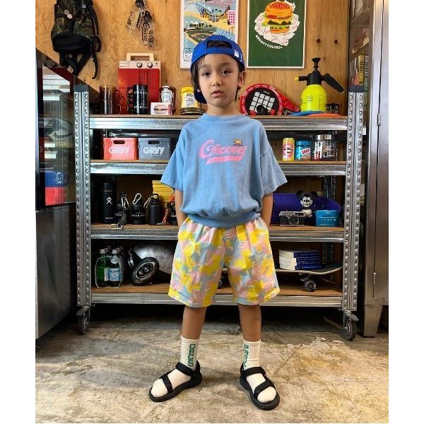 パンツ 総柄イージーショートパンツ キッズ 子供服 男の子 女の子