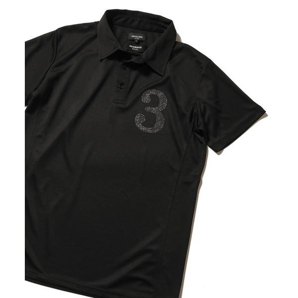「MEN&apos;S BIGI」 半袖ポロシャツ 01 ブラック メンズ