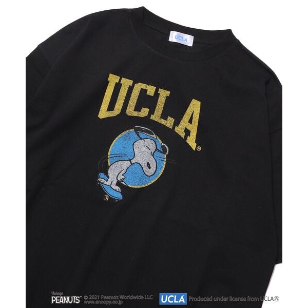 「FREAK&apos;S STORE」 「UCLA×peanuts」半袖Tシャツ SMALL ブラック メン...
