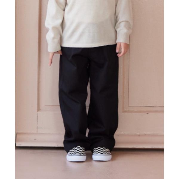 パンツ 前開きツイルロングパンツ キッズ 子供服 男の子 女の子