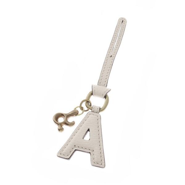 キーケース 「WEB限定」アルファベットチャーム ライトシュリンク