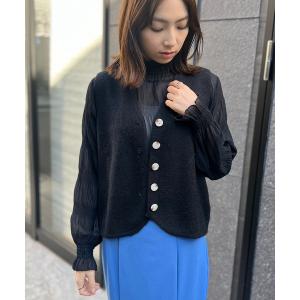 coca ベスト ジレ フロントボタンVネックベスト レディース