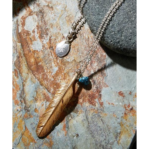 ネックレス HARIM ハリム / HARIM FEATHER CENTER S フェザーネックレス...