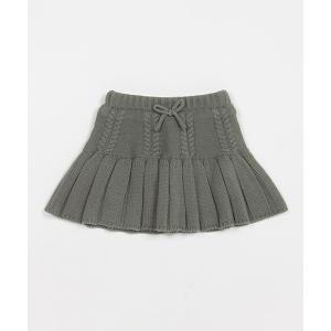 スカート ニットプリーツスカパン キッズ