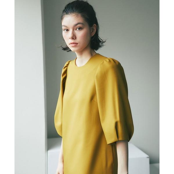 ワンピース バルーンスリーブロングワンピース