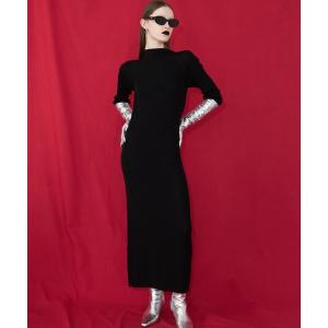 ワンピース レディース WHOLEGARMENT KINT DRESS/ホールガーメントニットドレスの商品画像